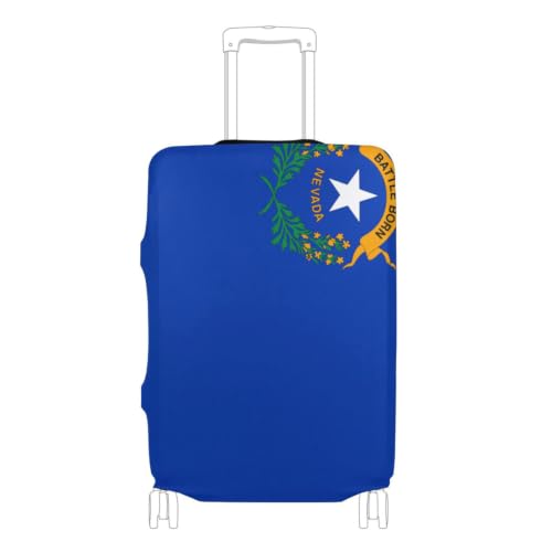 Housse bagage drapeau du Nevada XL | Protection élastique valise 29-32 pouces