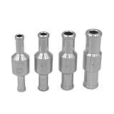 Aluminium alloy way fuel check valve, petrol, car, helicopter, ship, motorcycle, 6/8/10/12 mm(6mm)