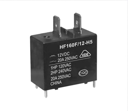 Relais HF160F 12 H5T de rechange électronique 4 broches pour carte de puissance
