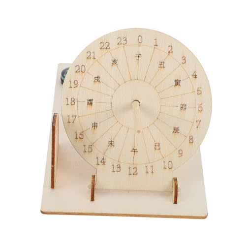 Healifty 1 Set DIY Sundial Clock Model Educational Scientific Teaching Aid for Assembly Required Ancient Timekeeping Instrument Develop Survival Skills Outdoor Learning