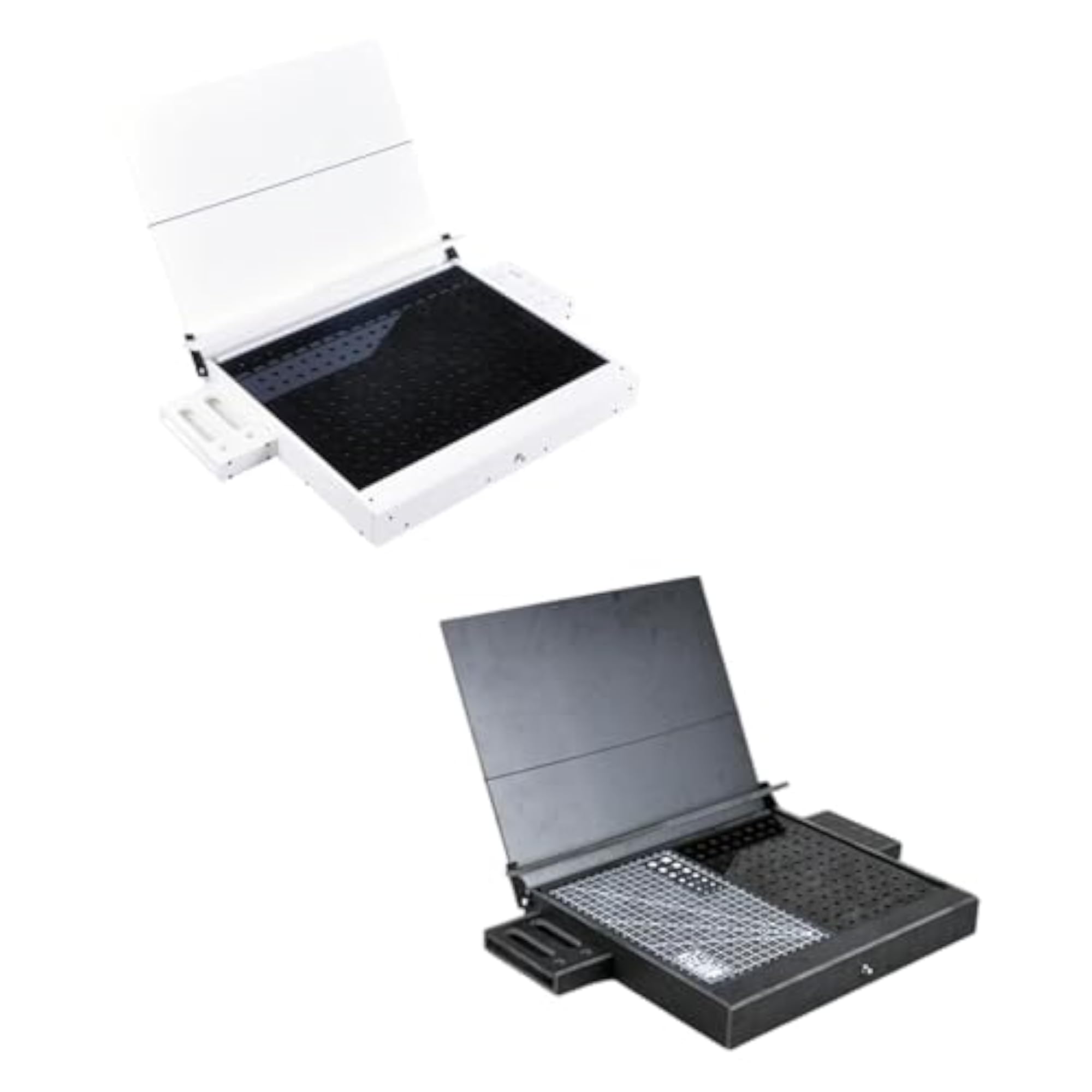Portable Model Making Workbench with Storage Box, White
