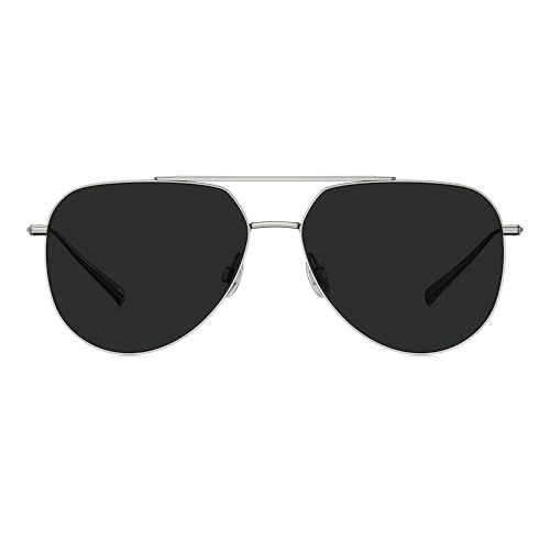 BOLON Ultra Lightweight Full Titanium Classic Aviator Polarized Sunglasses, Exclusive Eyewear Brand of EssilorLuxottica2