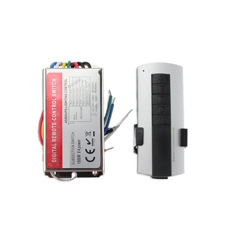 LED remote control switch 4-way high voltage led lamps showroom remote control remote controller 220V LED controller