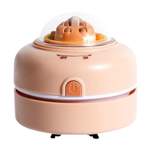 JINGLING Capybara - Aspiradora de mano para escritorio, práctica herramienta de limpieza como plumero de bolsillo para apartamento, oficina, mesa, coche, casa, ordenador, vehículo, para interior y