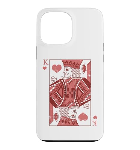 King Of Hearts Classic Card Game Icon Valentine Graphic �X�}�z�P�[�X iPhone 13 Pro Max �p