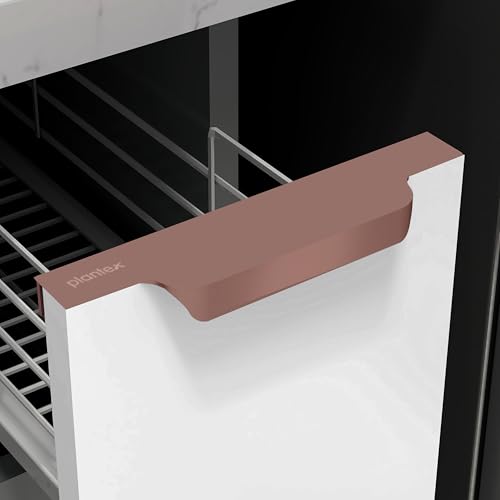 Image of Plantex Profile Handle for Kitchen Cabinet /6 Inch Aluminium Drawer Profile Handle /Wardrobe Pull Handle for Home /Office /Hotel - Pack of 1 (Rose Gold)
