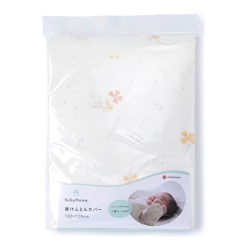 nishikawa�y����z �|���ӂƂ�J�o�[ 102X128cm �􂦂� ��100�� �ӂ�������炩2�d�K�[�[�g�p babyhome �I�����W WI55550000