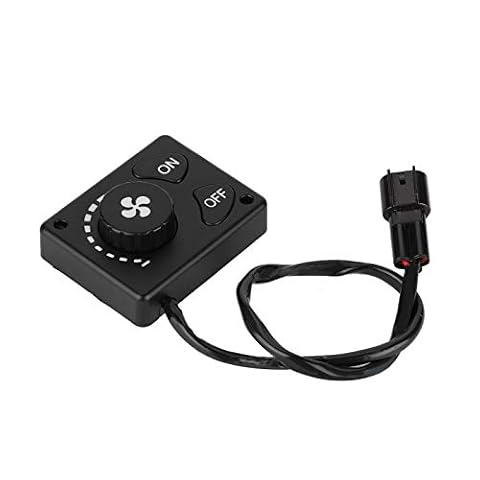 Suuonee Sterownik ogrzewania postojowego, DC 12 V/24 V, pokrętło regulatora ogrzewania postojowego do samochodów ciężarowych, nagrzewnicy powietrza na napędowy