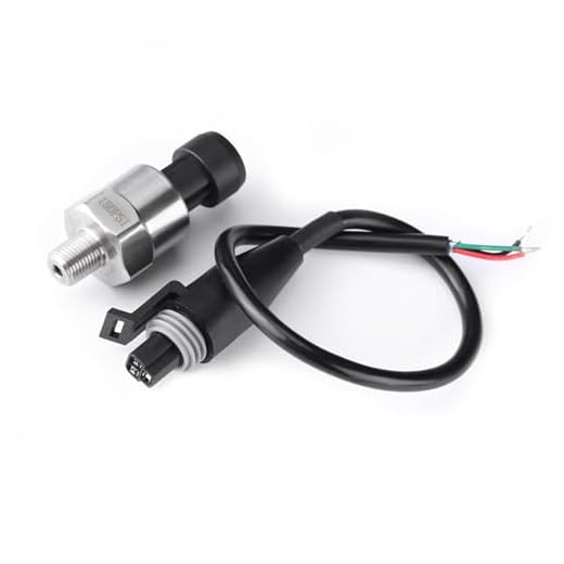ZAWELIYO 150PSI Sensore Pressione, Sensore Trasduttore di Pressione in Acciaio Inossidabile con Filettatura 1 / 8NPT per Olio, Carburante, Acqua, Funziona per Serbatoio 'olio