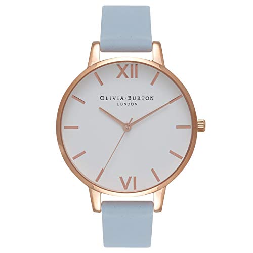 Montre Olivia Burton femme montre grand cadran blanc OB16BDW18 montre bracelet tendance