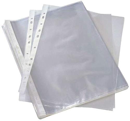 Fundas perforadas A4 transparente cristal resistentes de 50 micras pack 1000 7