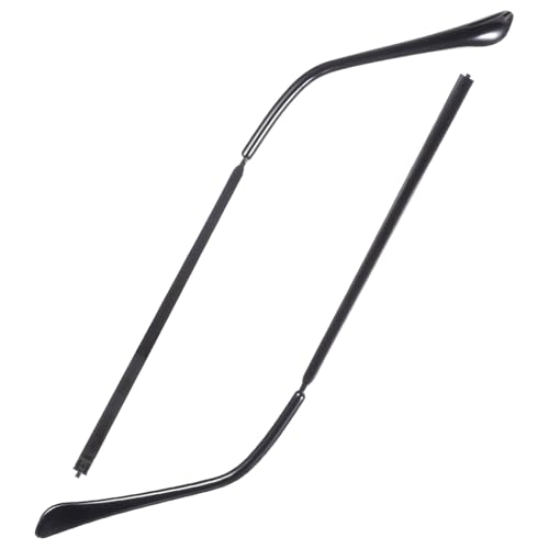 MUCKLILY Diy Metal Glasses Frame Temples 1 Pair Replacement Arms for Eyewear Black Long Lasting