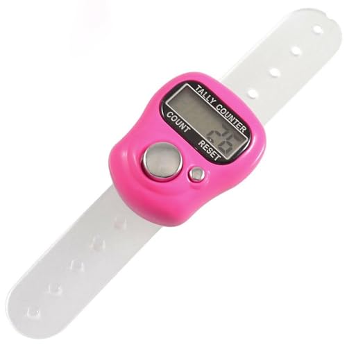 Compteur de golf 5 chiffres fuchsia mini bracelet réglable tally 415-7