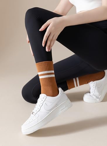 Image of QFM Grip Pilates Socks for Women Non Slip Yoga Socks Open Top Athletic Socks for Barre Ballet Barefoot Workout Hospital