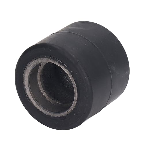 Bordstract Truck Load Wheel, 80 X 70mm Stainless Steel Rubber Load Wheel Compatible with 6204 Bearing ID 20mm for Pallet Trucks Accessory