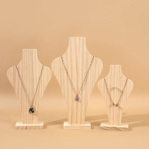 Porte-collier buste mannequin de présentation et rangement - 4