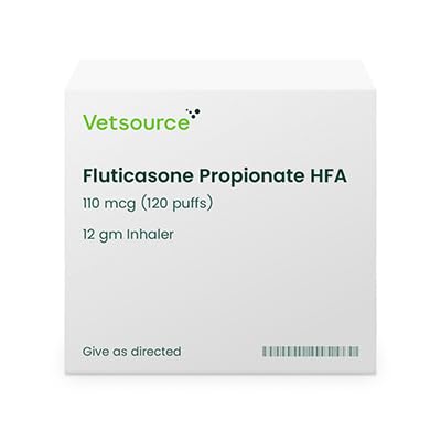 Fluticasone Propionate HFA for Animals, 110 mcg (120 Puffs), 12 gm Inhaler