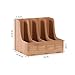 File Rack File Racks Desk Organizers Holders, and Bookends - Perfect for Office Storage and Tidying Letter Trays(Natural)