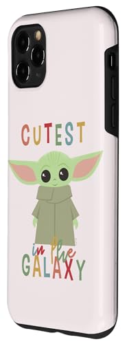 Coque iPhone 11 Pro Max Star Wars The Mandalorian Grogu Cutest In The Galaxy solide