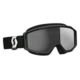 SCOTT 278600-1001053 Primal MX Sand Dust Goggle, Black/Grey with Dark Grey Lens