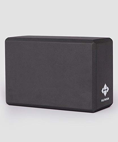 Halfmoon 3" or 4" Foam Block: Supportive and Lightweight for Yoga, Pilates, Meditation