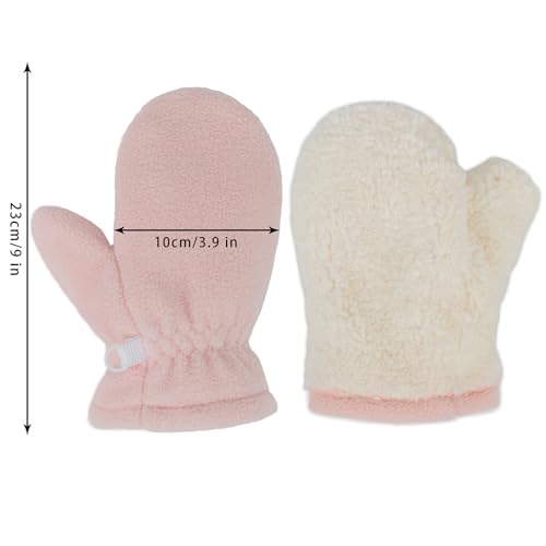 Toddler Mittens Baby Boy Girls Winter Lined Fleece Gloves Outdoor Winter Ski Gloves for Cold Weather2