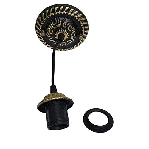 Lámparas colgantes techo cocina isla comedor de vidrio modelo E27 de 8 pulgadas 4