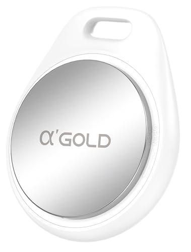 Rastreador de Malas, Localizador de Objetos, Pets, Rastreador GPS Α'GOLD Pro TCD-06, Localizador Compatível com App Buscar do Iphone, Bateria de Longa Duração, saiba onde pessoas e objetos estão.