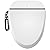 Combier CMA102 Bidet Toilet Seat, Elongated Smart Unlimited Warm Water, Vortex Wash, Electronic Heated, Warm Air Dryer, Rear and Front Wash, LED Light, Need Electricity(Elongated)