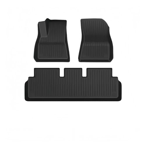 Tapis de sol voiture TPE Tesla Model Y Juniper 2026 et Model 3 Highland RHD 3pcs