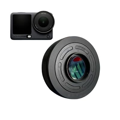 Macro Lens Compatible with DJI Osmo Action 6, Adjustable Macro Filter, 11cm-75cm Shooting Distance, for Action Camera Photography