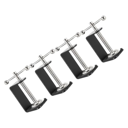 DOITOOL 360° Rotation Stainless Steel Desk Mount Clamp Table Mounting Clamp Firm Hold for Home Office