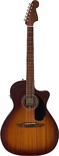 Fender Newporter Special Acoustic Guitar, Honey Burst