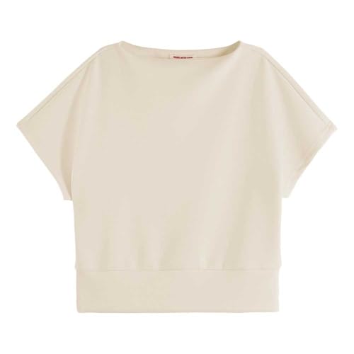 Scotch & Soda Tencel Sleeveless Sweatshirt Sudadera, Soft Ice, XS para Mujer