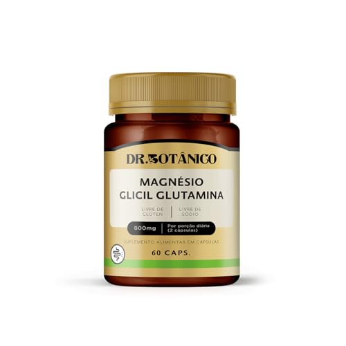 MAGNÉSIO GLICIL GLUTAMINA 800MG 60 CAPS - DR. BOTÂNICO