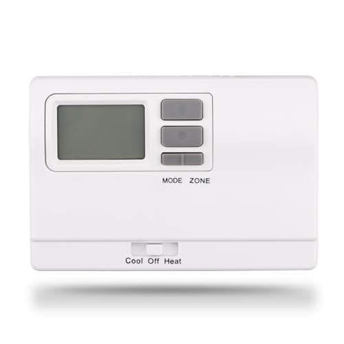 Image of 8330D3351 Rv Thermostat Compatible with Coleman 8330D3351 Digital Heat /Cool Wall-Mount White Thermostat