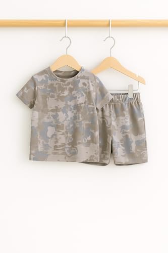 Image of UZARUS Kids Boys' Printed T-Shirt and Shorts Combo Set | Comfortable Summer Wear | Daily Casual Outfit | (Pack of 3)