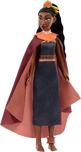 mattel disney moana 2 matangi fashion doll with 3 accessories removable outfit with cape head piece shoulder piece amp anklet inspired by the movie