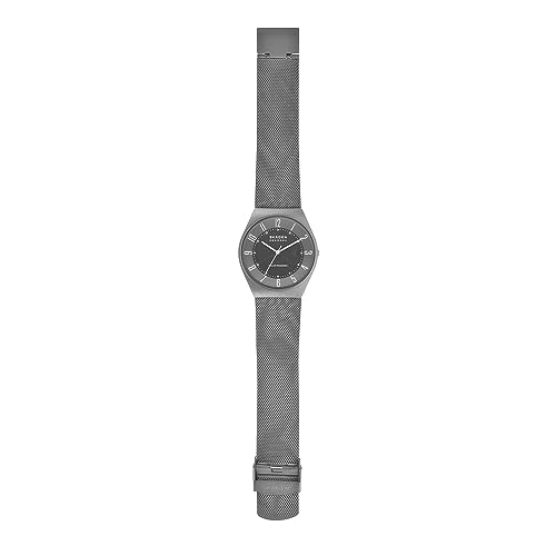 Skagen Grenen Solar Powered Analog Grey Dial Men's Watch-SKW6836