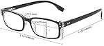 4 Pack Verres de lecture vintage Hommes Comfort Readers Lunettes de vue de lecture femmes