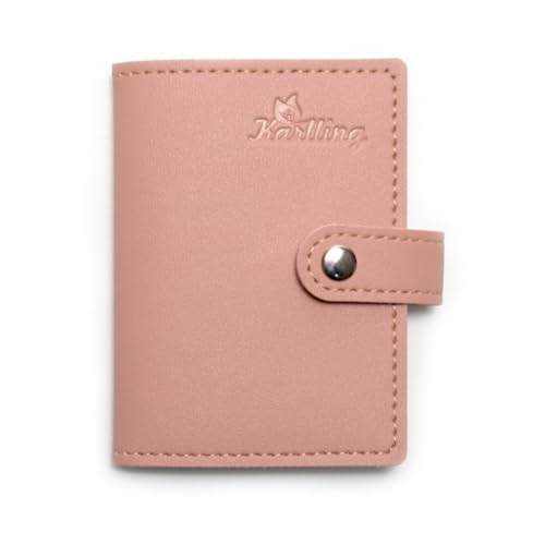 Image of Karlling Soft Leather Case Wallet Bag Holder for 20 Credit Cards (Pink)