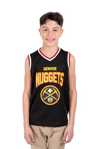 Image of Ultra Game Youth NBA Official Tank Top Mesh Sleeveless Muscle T-Shirt - Black