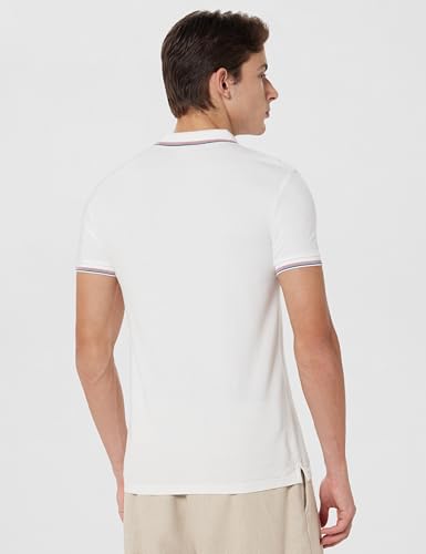 Image of United Colors of Benetton Mens Short Sleeve Solid T-Shirt (Size: M)-23P3T89J5555I101 White