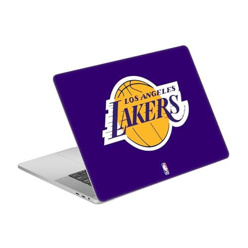 Sticker MacBook Pro 15.4 anti rayure violet logo Lakers pour protéger votre coque