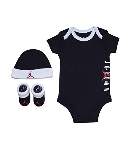 Image of Jordan Infant Jumpman 3 Piece Set (Black(LJ0178-023)/White, 0-6 Months)