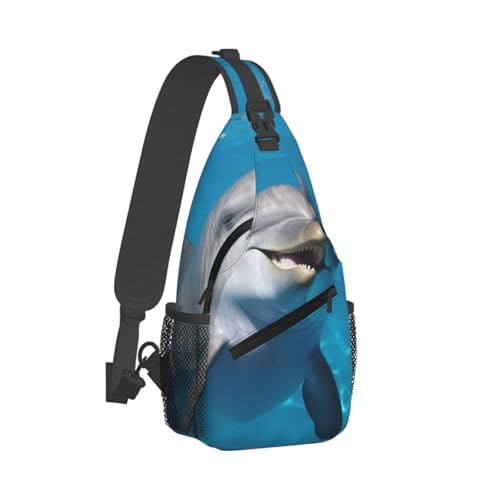 Sling Bag para Mujeres y Hombres Crossbody con Diseño de Delfín miniatura 7