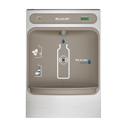 Image of Elkay LZWSSM EZH2O Surface Mount, Filtered, Bottle Filling Station, Non-Refrig., Stainless Steel