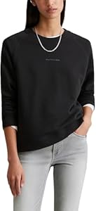 Marc O'Polo Damen B41302354045 Sweatshirt, Schwarz, L EU