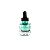 Dr. Ph. Martin's Iridescent Calligraphy Color (23R) Ink Bottle, 1.0 oz, Metallic Green, 1 Bottle