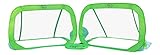 G3ELITE 6x4 Soccer Goal Pair with Carry Case, Pop Up Foldable Net Set, Backyard Field Practice Goali